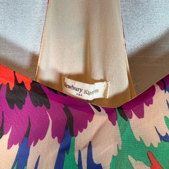 Newbury Kustom‎ Multicolor Abstract maxi Dress size medium - Picture 2 of 5